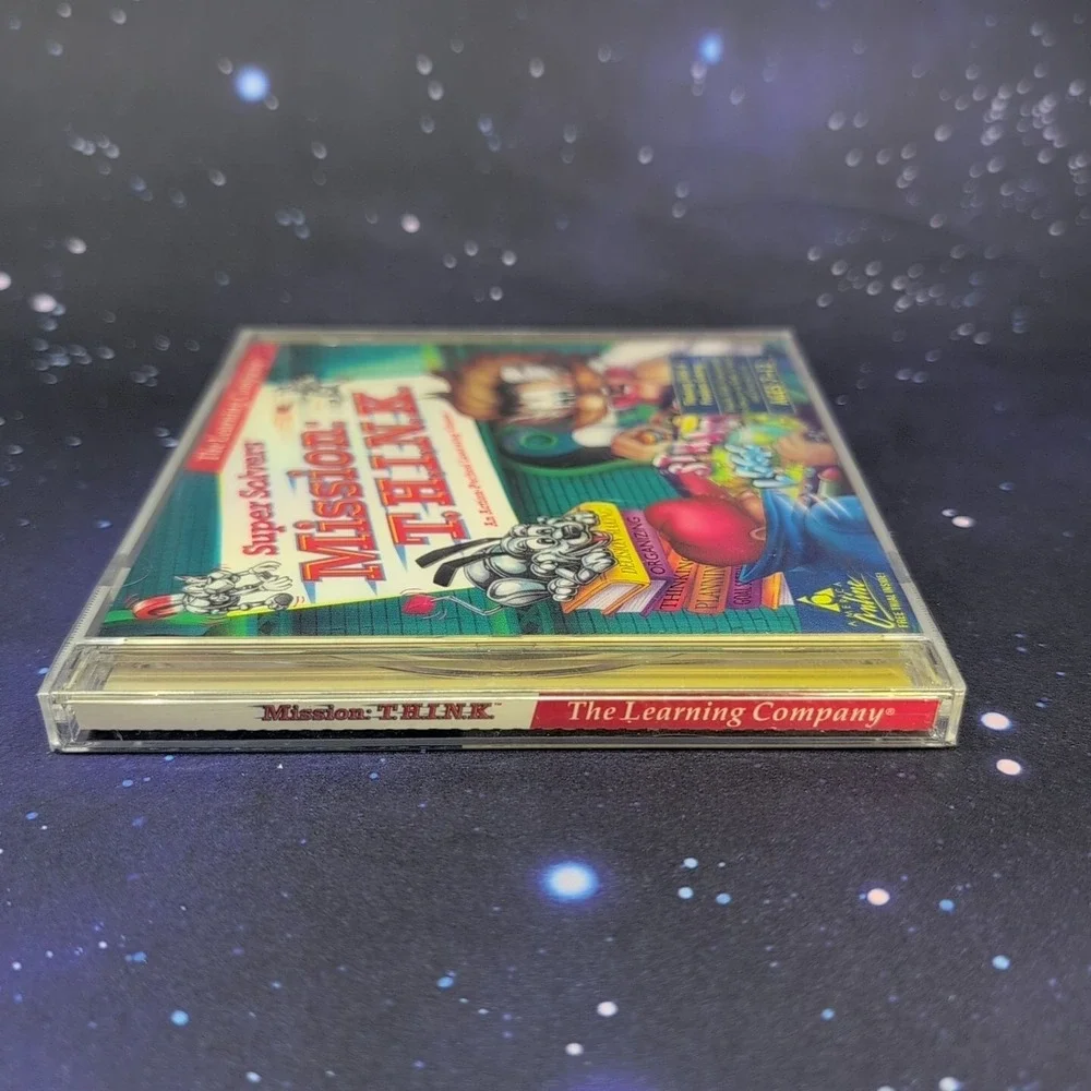1997 Super Solvers Mission Think PC Video Game The Learning Company CD Win/Mac